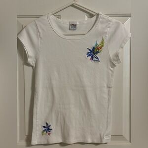 “Crazy Shirt - Hawai’i” Original Shirt with Floral Embroidery. Ladies M.